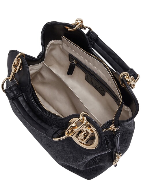 FAIZA Handbag, with shoulder strap black/brass gold - Women&rsquo;s Bags