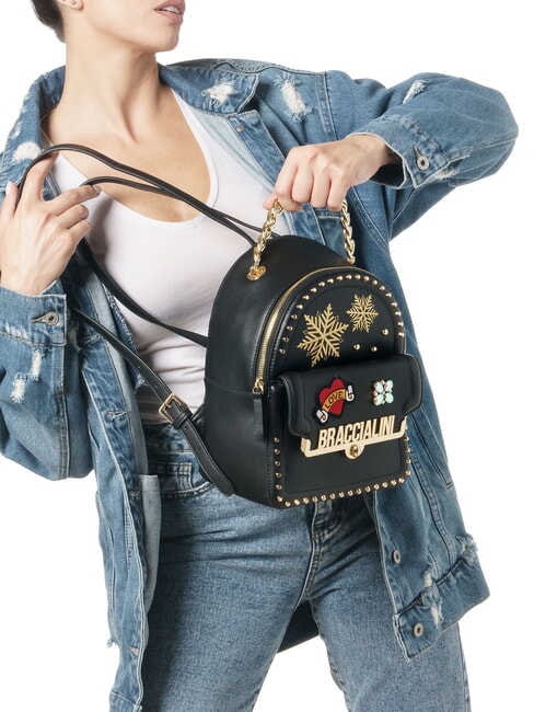 ROCK Backpack with front clip pocket black - Women&rsquo;s Bags