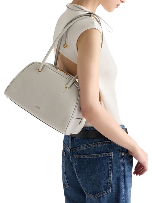 POPPY Shoulder bag, leather stone gray - Women&rsquo;s Bags
