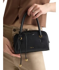 FURLA POPPY Mini handbag, with shoulder strap Black - Women&rsquo;s Bags - 6