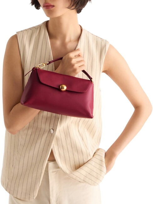 SFERA SOFT Leather handbag, with shoulder strap rhododendron - Women&rsquo;s Bags