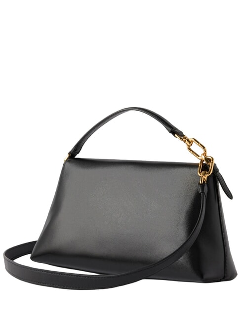 SFERA SOFT Leather handbag, with shoulder strap Black - Women&rsquo;s Bags