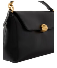 FURLA SFERA SOFT Leather handbag, with shoulder strap Black - Women&rsquo;s Bags - 4