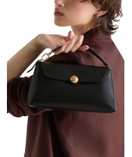 FURLA SFERA SOFT Leather handbag, with shoulder strap Black - Women&rsquo;s Bags - 5