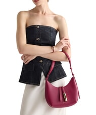 FURLA GOCCIA Hammered leather shoulder bag - Women&rsquo;s Bags
