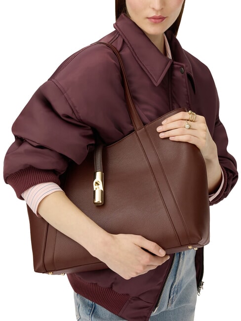 GOCCIA Shoulder bag, leather chocolate - Women&rsquo;s Bags