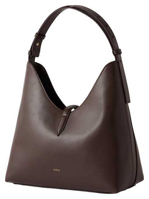 GOCCIA Leather shoulder bag chocolate - Women&rsquo;s Bags