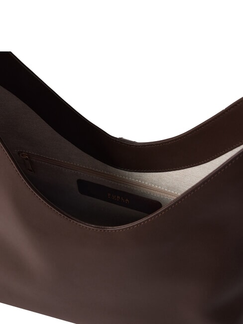 GOCCIA Leather shoulder bag chocolate - Women&rsquo;s Bags