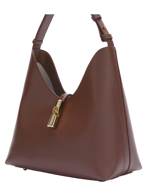 GOCCIA Leather shoulder bag chocolate - Women&rsquo;s Bags