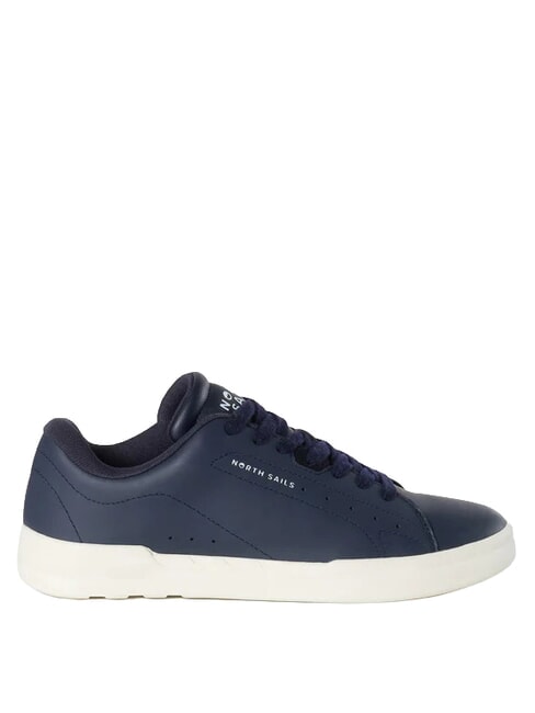 FENDER PLAIN Leather sneakers navy - Men&rsquo;s shoes