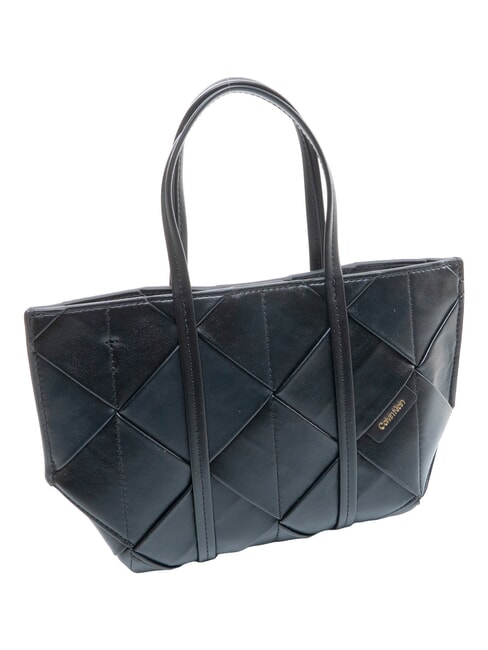 WOVEN Handbag with shoulder strap on black - Women&rsquo;s Bags