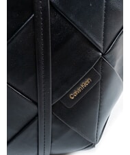 CALVIN KLEIN WOVEN Handbag with shoulder strap on black - Women&rsquo;s Bags - 3