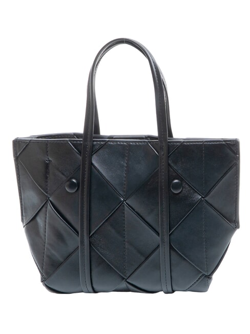 WOVEN Handbag with shoulder strap on black - Women&rsquo;s Bags