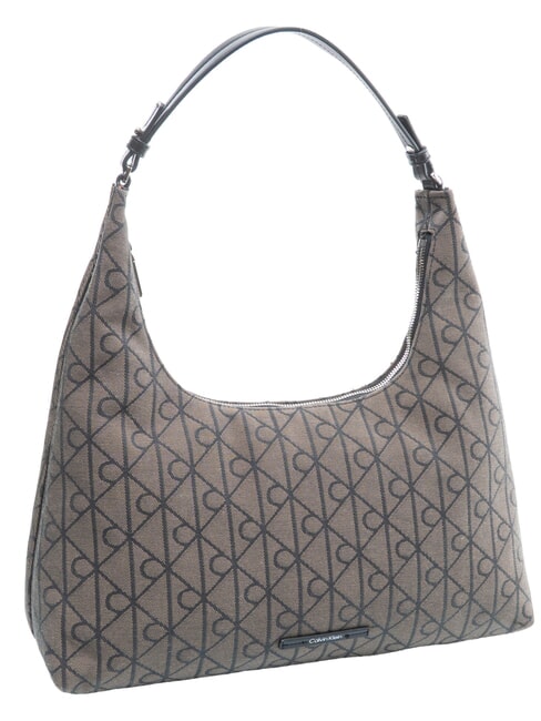 EMBLEM JAQUARD The Shoulder Bag lotus beige/black aop jqd - Women&rsquo;s Bags