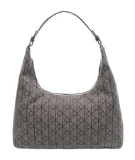 CALVIN KLEIN EMBLEM JAQUARD The Shoulder Bag lotus beige/black aop jqd - Women&rsquo;s Bags - 4