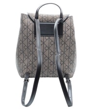 CALVIN KLEIN EMBLEM AOP Backpack with internal pocket lotus beige / black aop - Women&rsquo;s Bags - 2