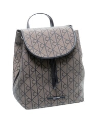 CALVIN KLEIN EMBLEM AOP Backpack with internal pocket lotus beige / black aop - Women&rsquo;s Bags - 4