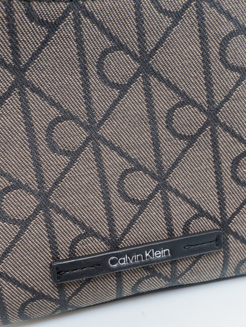 EMBLEM AOP Mini shoulder bag lotus beige / black aop - Women&rsquo;s Bags