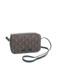 CALVIN KLEIN EMBLEM AOP Mini shoulder bag lotus beige / black aop - Women&rsquo;s Bags - 2