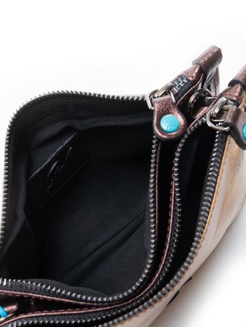 BELLA Mini shoulder bag, in leather desert comb. - Women&rsquo;s Bags