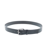 CALVIN KLEIN CASUAL ROLLER Leather belt black/antique silver - Belts - 2