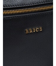 BRIC&rsquo;S CREMONA Mini leather shoulder bag Black - Women&rsquo;s Bags - 3