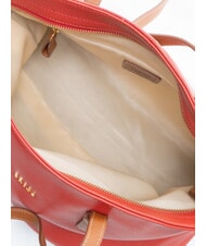 BRIC&rsquo;S CREMONA S Leather shopping bag, shoulder bag Red - Women&rsquo;s Bags - 5
