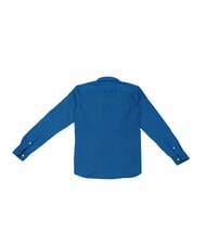 TOMMY HILFIGER TH Long-sleeved cotton shirt blueblack - Men's Shirts - 3