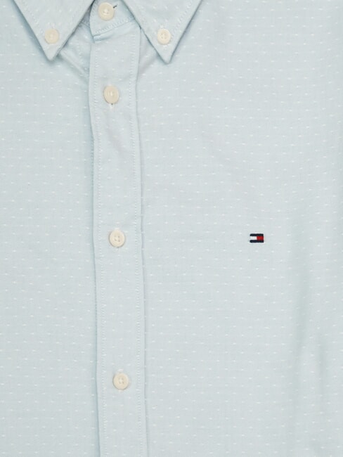 TH Long-sleeved cotton shirt breezy blue - Men's Shirts