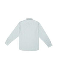 TOMMY HILFIGER TH Long-sleeved cotton shirt breezy blue - Men's Shirts - 3
