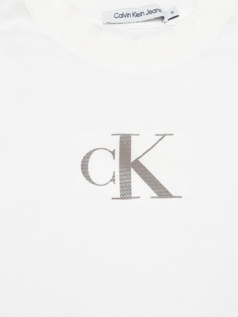 CK JEANS Short, long-sleeved T-shirt bright white - T-shirt