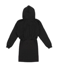 CALVIN KLEIN CK JEANS Hooded dress ck black/bright white - Woman Clothes - 3