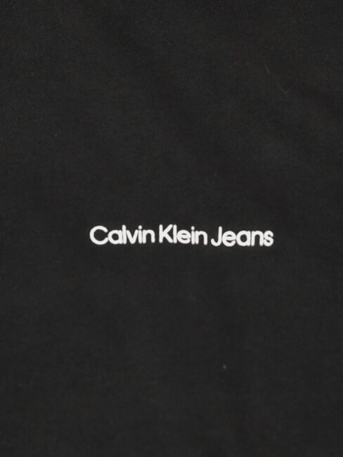 CK JEANS Cotton sweatshirt ck black/amaranth - Women's Sweatshirts