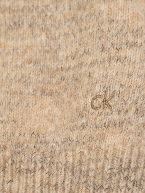 CK V-neck sweater pale amphora heather - Women's Sweaters
