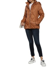 TOMMY HILFIGER TH Hooded jacket natural cognac - Women's Jackets - 8