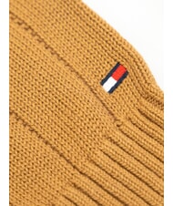 TOMMY HILFIGER TH Crew neck sweater cognac / sugarcane mono - Men's Sweaters - 7