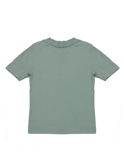 WOVEN LABEL Short-sleeved cotton T-shirt grey - T-shirt