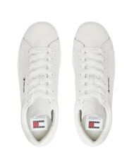 TOMMY HILFIGER TJ LOW CUPSOLE LOW Leather sneakers ecru - Men&rsquo;s shoes - 5