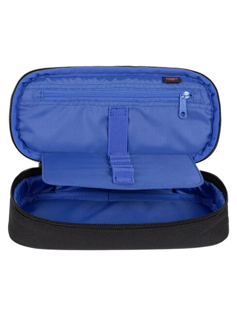 OVAL SINGLE Pencil case contrast black blue - Cases and Accessories
