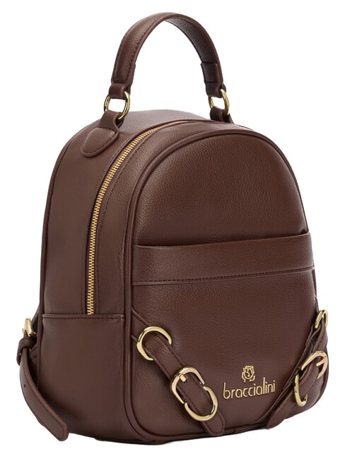 GISELLE Backpack with front and back pocket brown - Women&rsquo;s Bags