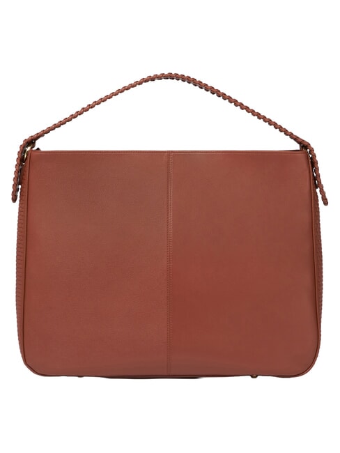 NAOMI Briefcase bag, in leather brown - Women&rsquo;s Bags