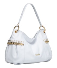 BRACCIALINI NORA Leather shoulder bag with chain white - Women&rsquo;s Bags - 2