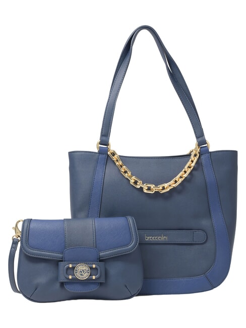 CHAIN Shoulder bag with chain blue - Women&rsquo;s Bags