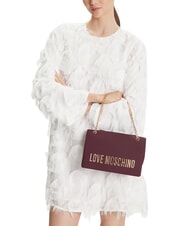 LOVE MOSCHINO BOLD LOVE Shoulder bag, with chain wine - Women&rsquo;s Bags - 2