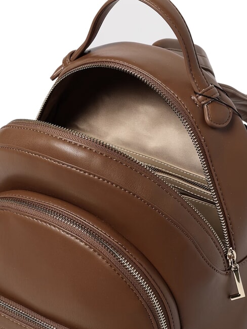 ZIPLINE Round backpack with pocket LEATHER - Women&rsquo;s Bags