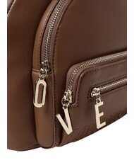 LOVE MOSCHINO ZIPLINE Round backpack with pocket LEATHER - Women&rsquo;s Bags - 4