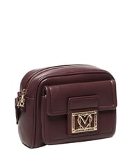 LOVE MOSCHINO LOCKED IN GOLD Mini shoulder bag wine - Women&rsquo;s Bags - 2