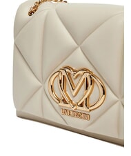 LOVE MOSCHINO EMBOSSED Shoulder bag / crossbody bag ivory - Women&rsquo;s Bags - 4