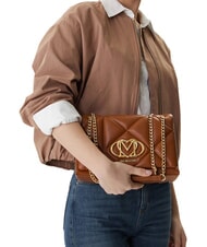 LOVE MOSCHINO EMBOSSED Shoulder bag / crossbody bag chestnut - Women&rsquo;s Bags - 2