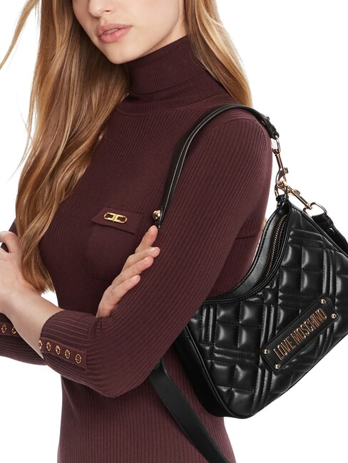 QUILTED Shoulder bag, with shoulder strap Black - Women&rsquo;s Bags